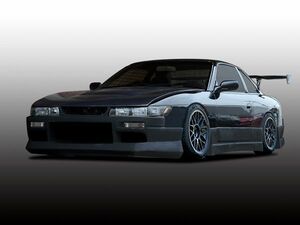 シルビア PS13 フロントバンパー 前期 後期 エアロ FRP 未塗装 社外品 SILVIA 日産 ニッサン NISSAN