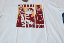 キングダム　キョウカイ　サイズL　Tシャツ　白　ユニセックス　Tシャツ　KINGDOM　新品 未使用　_画像2