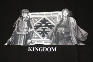 キングダム　秦　シン　エイセイ　サイズXL　Tシャツ　黒　ユニセックス　KINGDOM　新品 未使用　