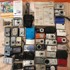 デジタルカメラ デジカメ SONY/Panasonic/Nikon/Canon/OLYMPUS/PENTAX/LUMIX/デジカメ 40点ジャンク品