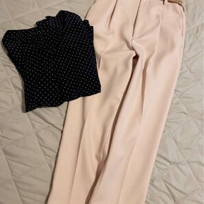 TONAL ブラウス パンツ ベルト 3点セット