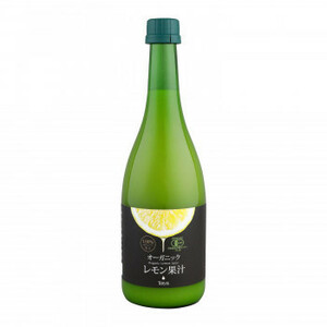 テルヴィス　オーガニックシリーズ　有機レモン果汁　　ビンタイプ　720ml×6本