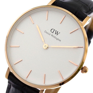 ダニエルウェリントン 腕時計 PETITE READING 32 ローズゴールド DW00100173 ホワイト ブラック ホワイトの商品画像