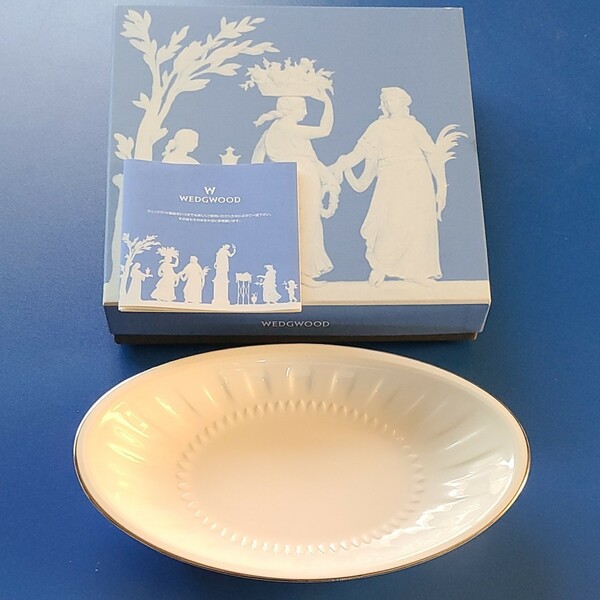 WEDGWOOD ウエッジウッド　コロシアム　プラチナム　オーバルプレート