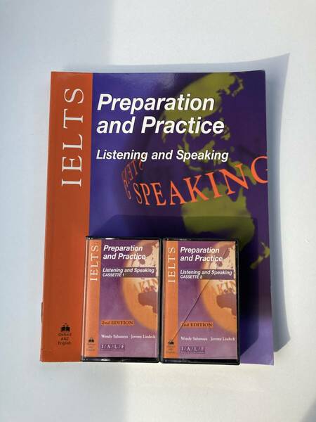 【オーディオセット】IELTS Preparation and Practice: Listening and Speaking 送料込み　海外有名IELTS対策本 留学 スピーキング　※希少