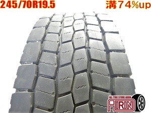 245/70R19.5 136/134J TOYO M676 中古 1本単品 大型 低床 4軸 トラック 10t 10t車 などに 中古タイヤ 19.5インチ