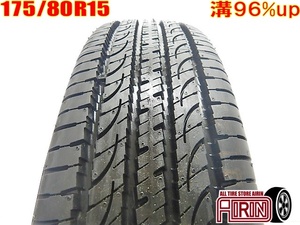 中古 175/80R15 YOKOHAMA GEOLANDAR SUV G055 サマータイヤ 1本 単品 キックス パジェロミニ テリオスキッド 中古タイヤ 15インチ