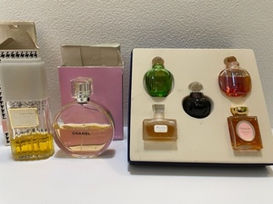 香水 シャネル CHANEL CHANCE チャンス 50ml ディオール Dior ディオリッシモ DiorissimoLes Esprits de Dior ミニボトル 5本セット