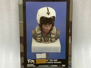 即決 バーリンデン 1/4 トップガン VP801 アメリカ海軍 BUST TOP GUN MARBLE DISPLAY INCLUDED 未開封 キット 当時物 希少 絶版