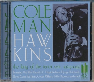 未開封CD●コールマン・ホーキンス THE KING OF THE TENOR SAX:1929-1943　輸入盤