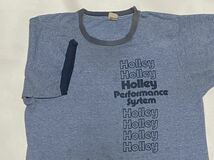 80's SCREEN STARS Holley 9段 染み込みプリント リンガートリムTシャツ Lサイズ USA製 ビンテージ古着 スクリーンスターズ 80年代 90's_画像1