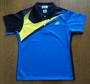 YONEX Yonex badminton wear lady's M size practice for uniform blue / yellow / black new goods unused 