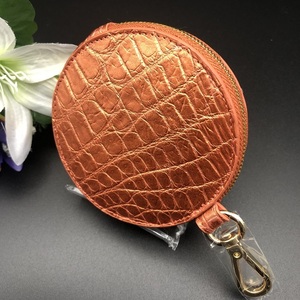 [ free shipping ] genuine article guarantee * special color car m crocodile coin case pink gold C3