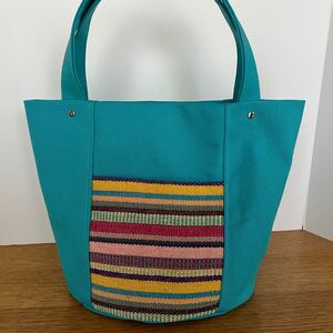 オーバルトートバッグ ハンドメイド