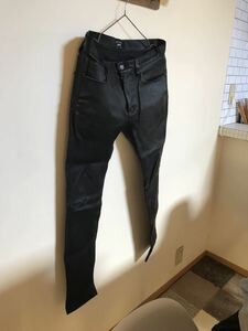 一生モノ glamb Keith leather レザースキニーパンツ 本革