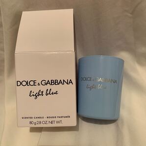 DOLCE&GABBANA ドルチェ&ガッバーナ ビューティ ライトブルー アロマキャンドル 非売品