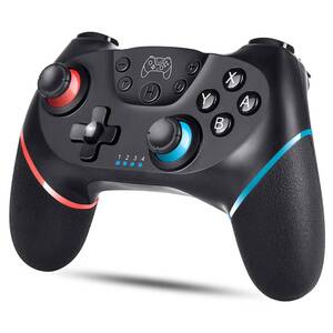 Switch スイッチ コントローラー 無線 HD振動 小型6軸 ジャイロセンサー ワイヤレス プロコントローラー Bluetooth ネオンカラー