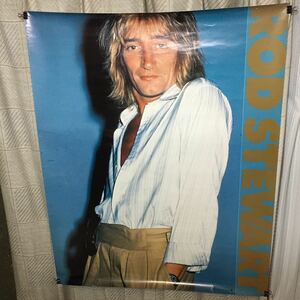 【ポスター】【超レア】Rod Stewart｜ロッド・スチュワート｜Warner-Pioneer｜ワーナーパイオニア【ファン必携】【入手困難】