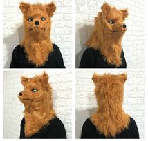 ◆新品◆アニマルマスク かぶりもの キツネ オオカミ マスク 仮面 動物 お面♪コスプレ 仮装 ハロウィーン クリスマス 忘年会 パーティーに_画像8