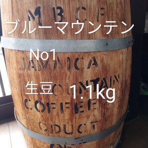 珈琲豆 ブルーマウンテンNo1生豆1.1kg コーヒー豆