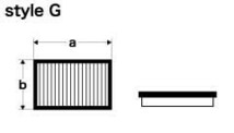 K&N エアフィルター REPLACEMENT FILTER 純正交換タイプ PEUGEOT 208 A9C5F02/A9C5F03 12～15 ケーアンドエヌ_画像3