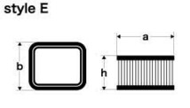 K&N エアフィルター REPLACEMENT FILTER 純正交換タイプ シビックシャトル プロ EF4 ケーアンドエヌ_画像3