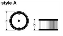 K&N エアフィルター REPLACEMENT FILTER 純正交換タイプ CITROEN AX ZAKF 91～96 ケーアンドエヌ_画像3