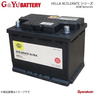 G&Yuバッテリー HELLA XCELERATE Ultra AGM Batteries OPEL アストラ [G] 2.2i GF-XK220, TA-XK220 00.09-04.06 品番:AGM-L3×1
