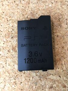 【動作確認済】PSP2000,3000用 ソニー純正バッテリー 1200mAh 3.6v 膨らみ無し 5.04