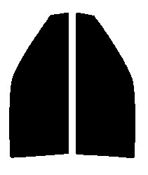 ライトスモーク　５０％　運転席、助手席　シティ 3ドア GA1・GA2　カット済みフィルム
