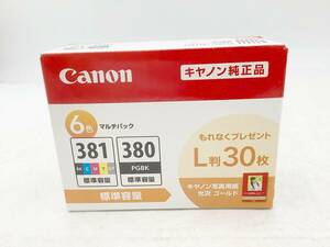 ◇未開封◆Canon キヤノン BCI-381+380/6MP 純正品 6色 マルチパック 7D