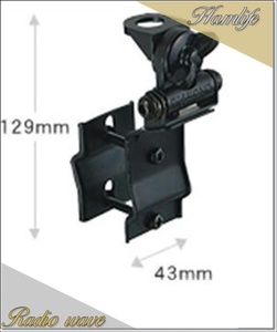 K512(K-512) 第一電波工業(ダイヤモンド)パイプ・ルーフレール用基台(可倒式ミディサイズベース)　　