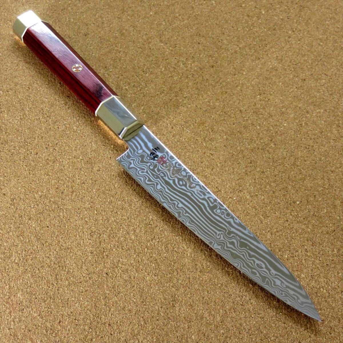 通販正規品 関の刃物 クラシック ダマスカス包丁 紅蓮 yTkIJ