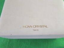 (k6152)HOYA CRYSTAL シャンパングラス　ペア 未使用品♪_画像4