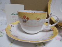 ノリタケ トゥルーラブ　ティー・コーヒー碗皿ペアセット　Noritake_画像3