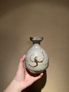 【 李朝 鉄絵徳利 】..古伊万里 古唐津 志野 織部 古染付 魯山人 中国美術 高麗青磁 魯山人 信楽 古九谷 水滴