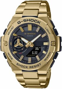 ☆★カシオ G-SHOCK 【G-STEEL】 Bluetooth搭載 タフソーラー メンズ 国内正規品 GST-B500GD-9AJF☆★