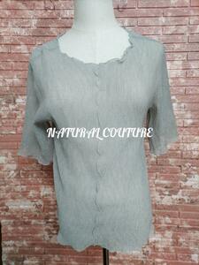 NATURAL COUTURE natural kchu-ru see-through 5 minute height tops 