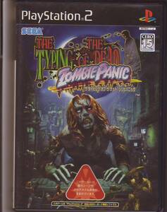 【激レア】 ザ・タイピング・オブ・ザ・デッド ZOMBIE PANIC　PS2 ソフト 動作品 ソニー プレイステーション2 【t34301】