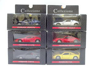 Collezione　フェラーリ　288GTO 512TR 348TS 456GT DINO F40　6台セット