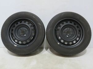 22-19-24　　フィット　GD1　 　　【　スチール　ホイール　2本　１５インチ　175/65R15　４穴　PCD100　5.5J　】　