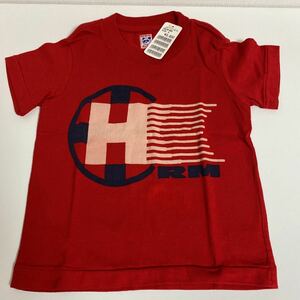 HOLLYWOOD RANCH MARKET HRM ハリウッドランチマーケット　キッズTシャツ 赤 Sサイズ　綿100%