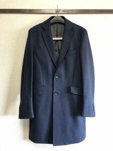 SUITSELECT コート M 紺 ネイビー Navy チェスターコート スーツ スーツセレクト SUIT SELECT ハリスツイード ヘリンボーン 結婚式 成人式