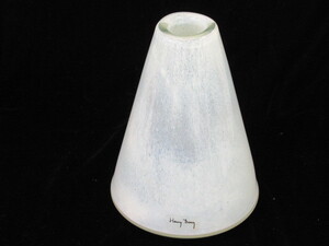 10098N◎Henry Dean ヘンリーディーン フラワーベース 花瓶 花器 ガラス インテリア◎中古