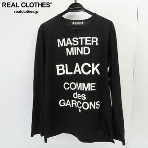 ☆mastermind×BLACK CDG/マスターマインドジャパン×ブラックコムデギャルソン 半袖Tシャツ/XL /LPL