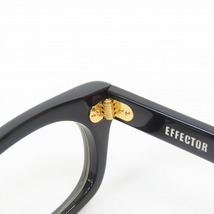 EFFECTOR/エフェクター fuzz-s ウェリントン 眼鏡/メガネフレーム ブラック×ゴールド /000_画像6