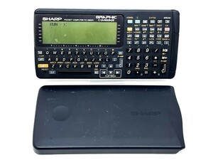 tu106　SHARP シャープ PC-G850V ポケットコンピューター GRAPHIC C-LANGUAGE ポケコン ※ジャンク品