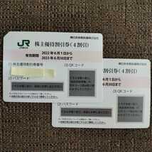 2枚セット★送料無料★JR東日本旅客鉄道株主優待割引券_画像1