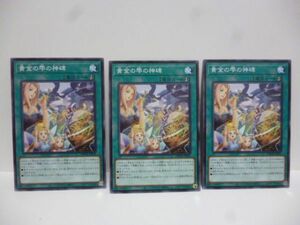 ３枚 遊戯王 DBTM-JP035 黄金の雫の神碑 デッキビルドパック タクティカル・マスターズ