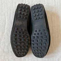 ◆HERMES エルメス　ドライビングシューズ　スエード　革靴　ブラック　黒　レザーシューズ　サイズ40 25cm_画像6